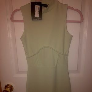 Cute summer green bodycon dress